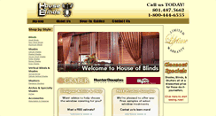 Desktop Screenshot of houseofblinds.com